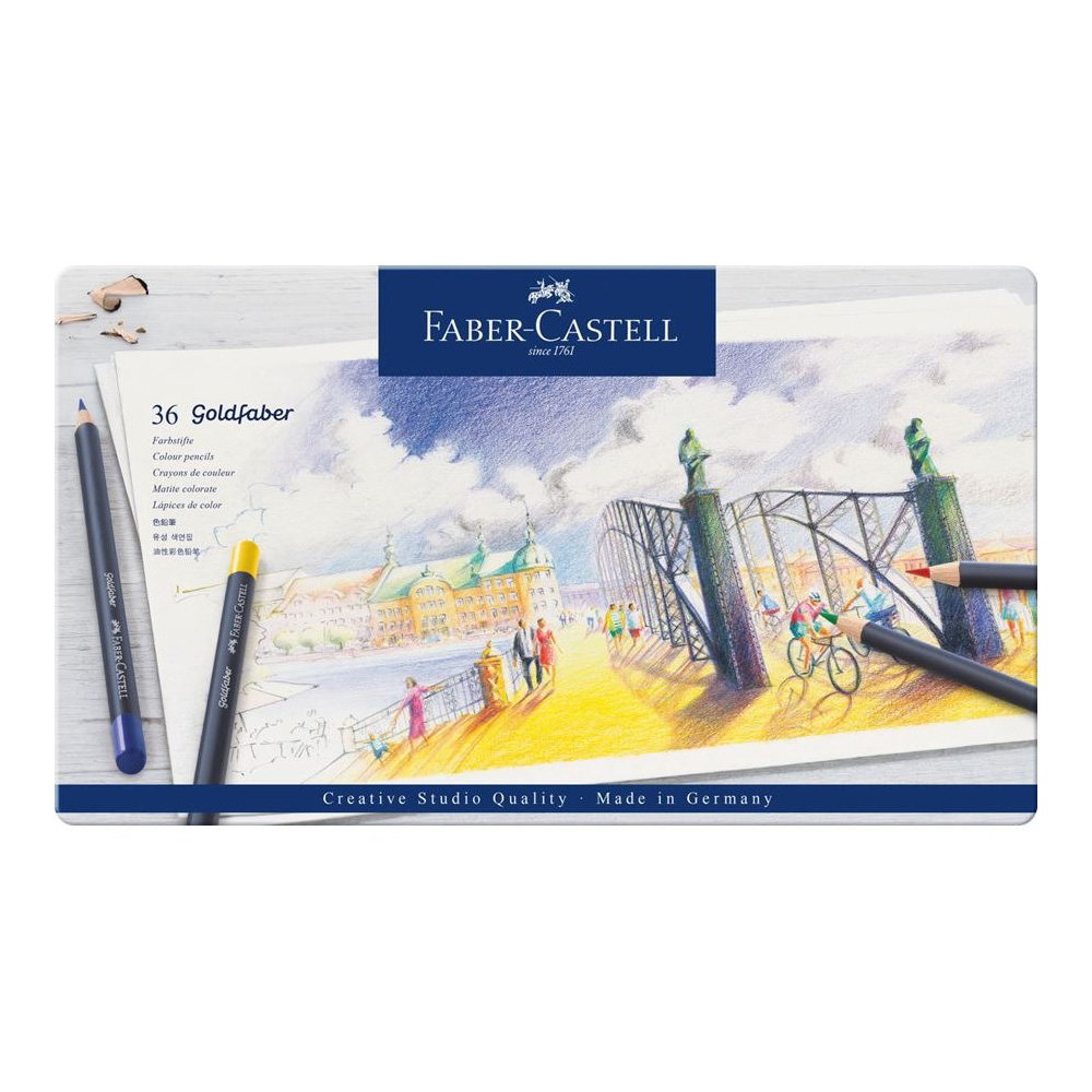 【Faber-Castell】輝柏 GOLDFABER 油性色鉛筆 36色 /盒 114736, , large