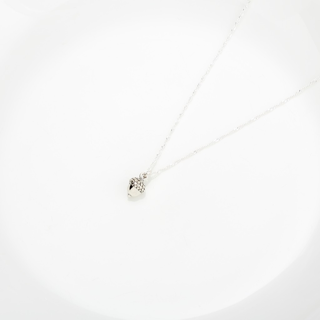 【Angel & Me】Small Forest Acorn s925 sterling silver necklace Christmas gift, , large
