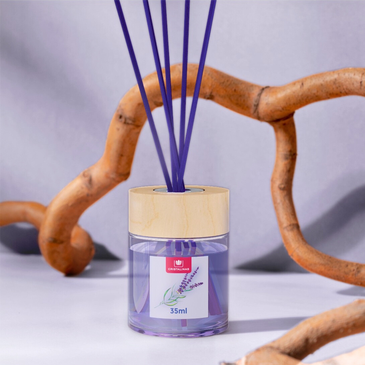 [西班牙CRISTALINAS] 無酒精 經典 室內擴香(35ml) - 薰衣草   薰衣草 杉木 丁香, , large
