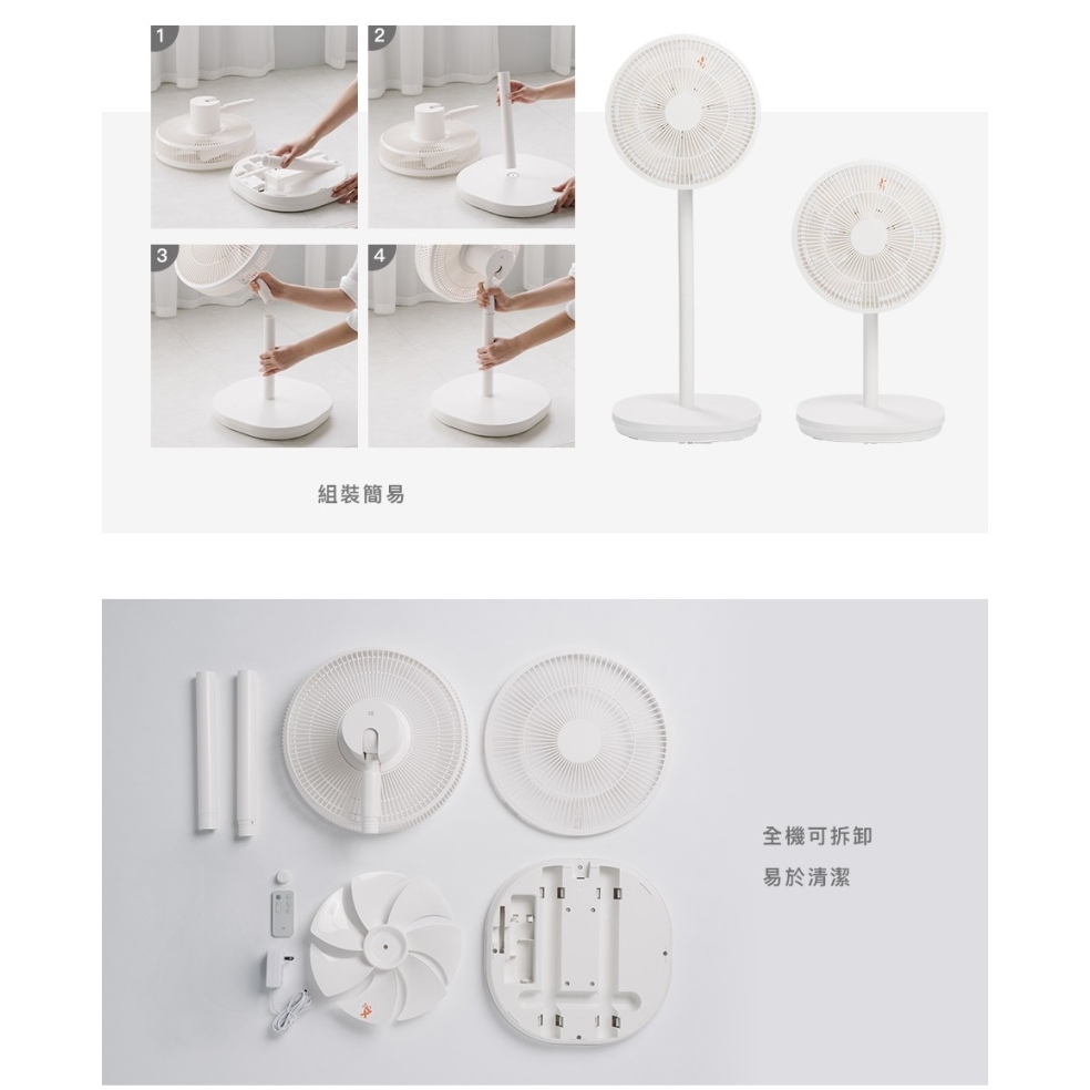 正負零 &plusmn;0 XQS-J640 12吋 DC自然風扇 DC扇 循環扇 風扇 立扇, , large