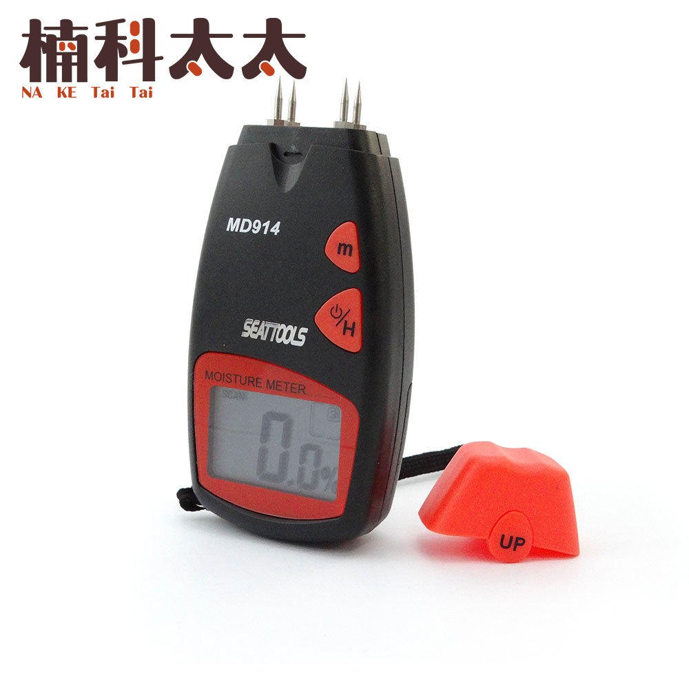 數位液晶含水度-4探針測試儀 2-70% 618-DMT914, , large