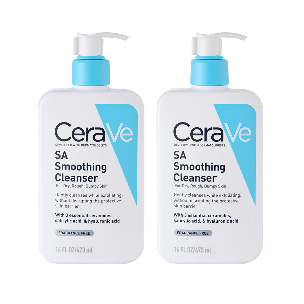 (免運)【CeraVe適樂膚】水楊酸煥膚淨嫩潔膚露473ml 2入組 公司貨, , large