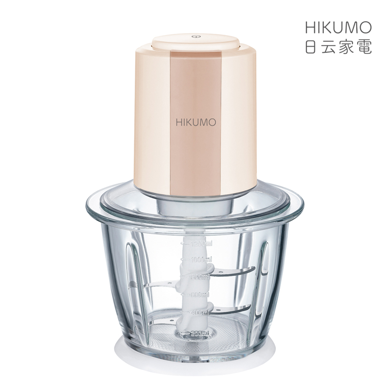 【HIKUMO日云】晶亮玻璃杯四刀刃調理機/HKM-FC0301, , large