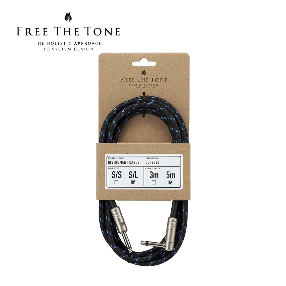 FREE THE TONE CU-7030 S/L 樂器編織導線 5米【敦煌樂器】, , large