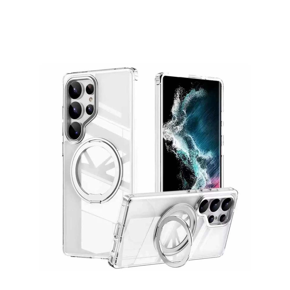【山水之寶】三星S24/S25手機殼 防摔殼 熠甲360磁吸支架防摔殼 Magsafe, , large