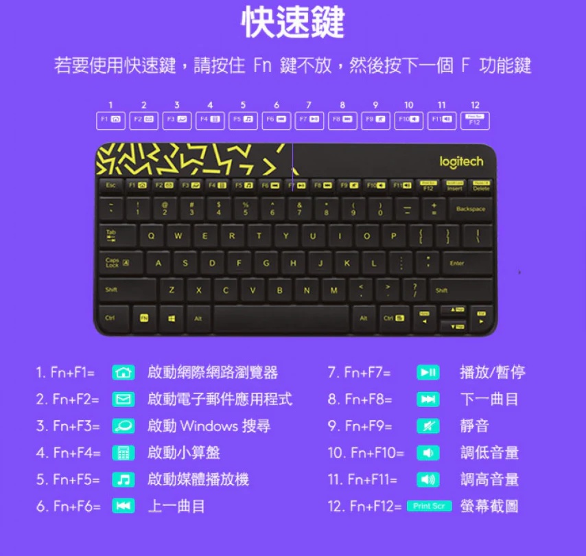 Logitech computer keyboard and mouse, , large