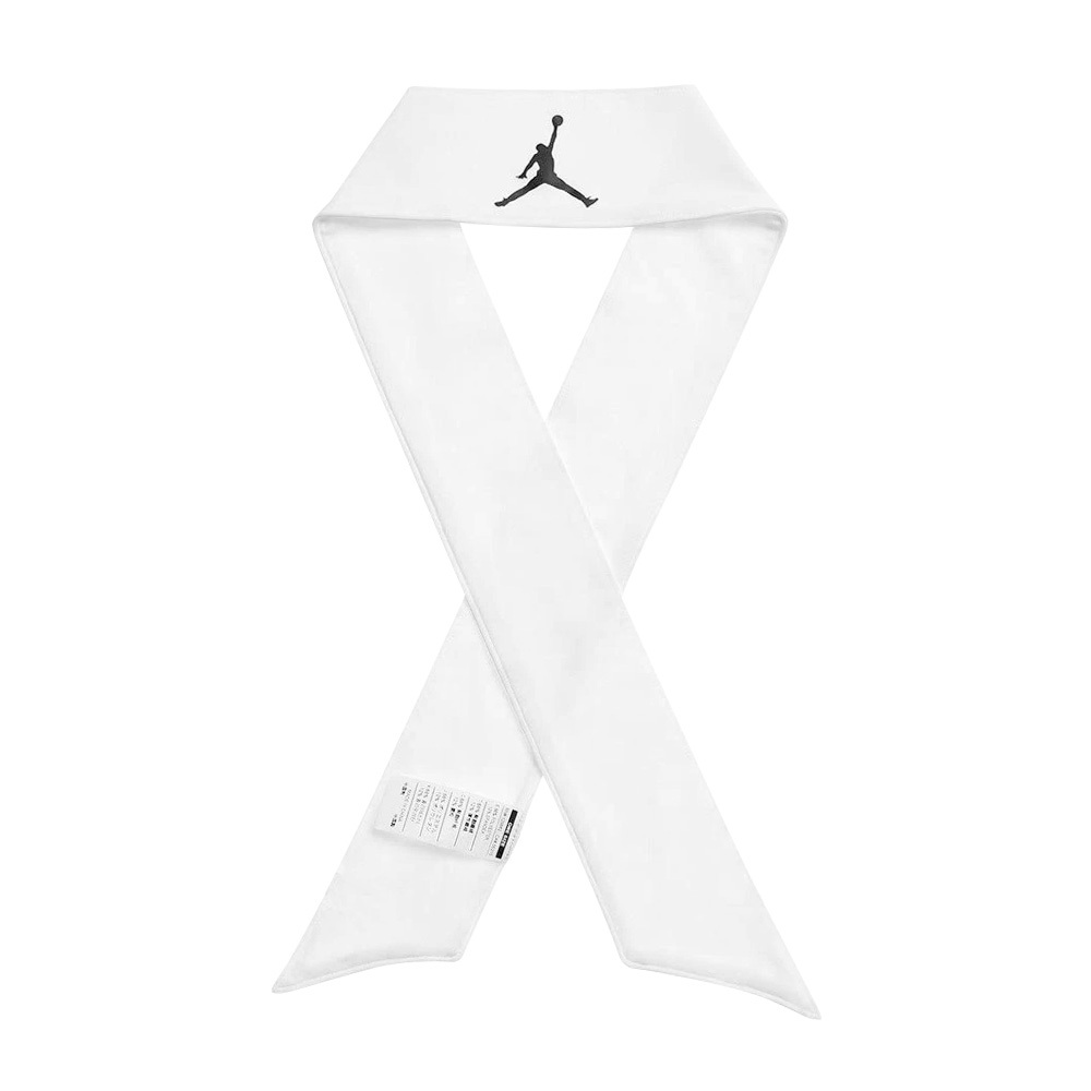 NIKE JORDAN DRI-FIT 單色綁帶式頭帶 運動頭帶 止汗髮帶 健身 跑步 運動 吸汗 乾爽 彈性 黑 白, , large