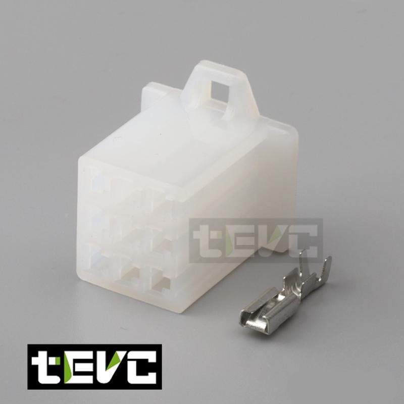 《tevc》2.8 C47 9P 接頭 空中接頭 塑膠插頭 連接器 快速公母端子插座 電線接頭 110型, , large
