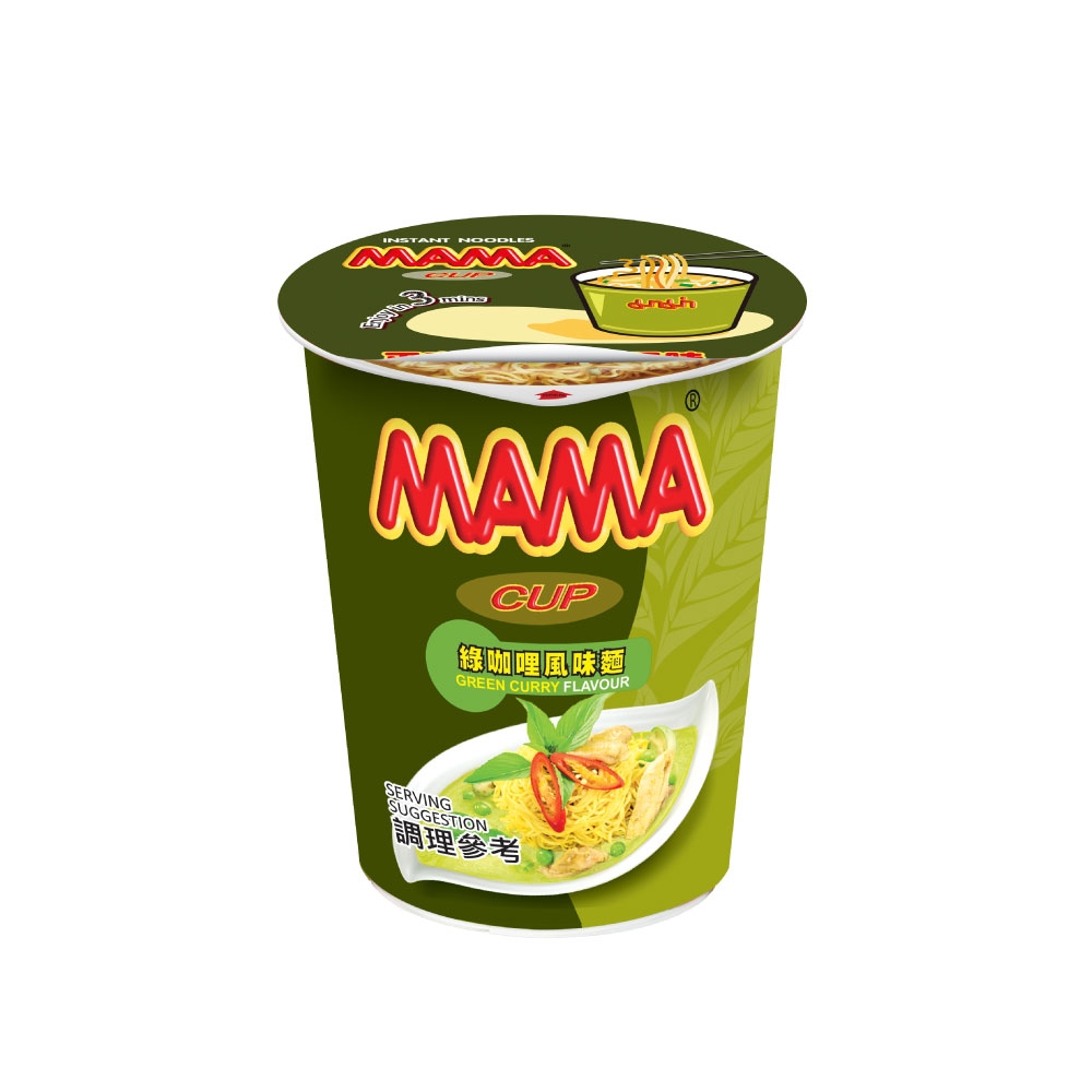 【德記洋行旗艦館】泰式綠咖哩風味麵x36杯(60g/杯), , large