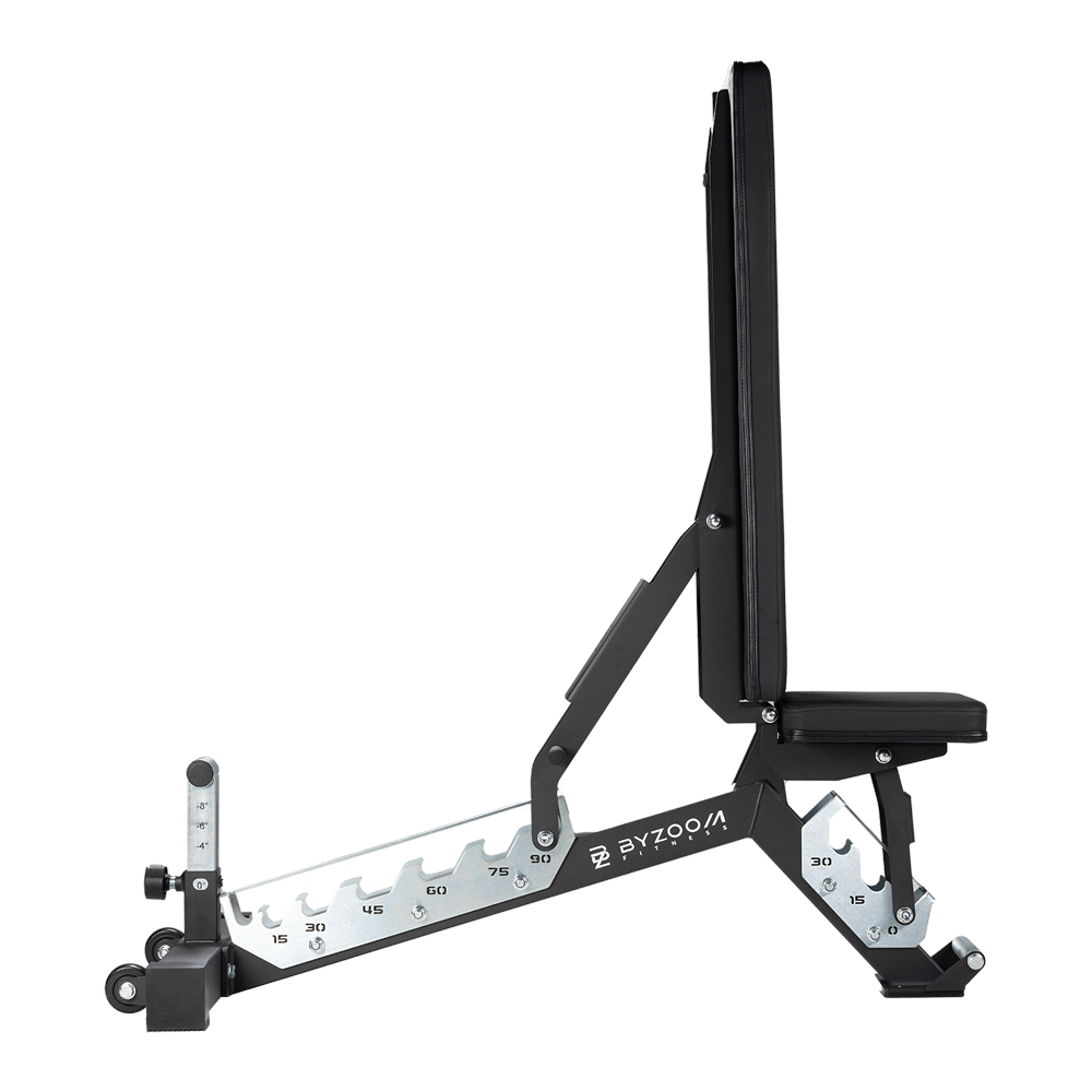 【BYZOOM FITNESS】Power series 負角度調整健身椅(黑), , large