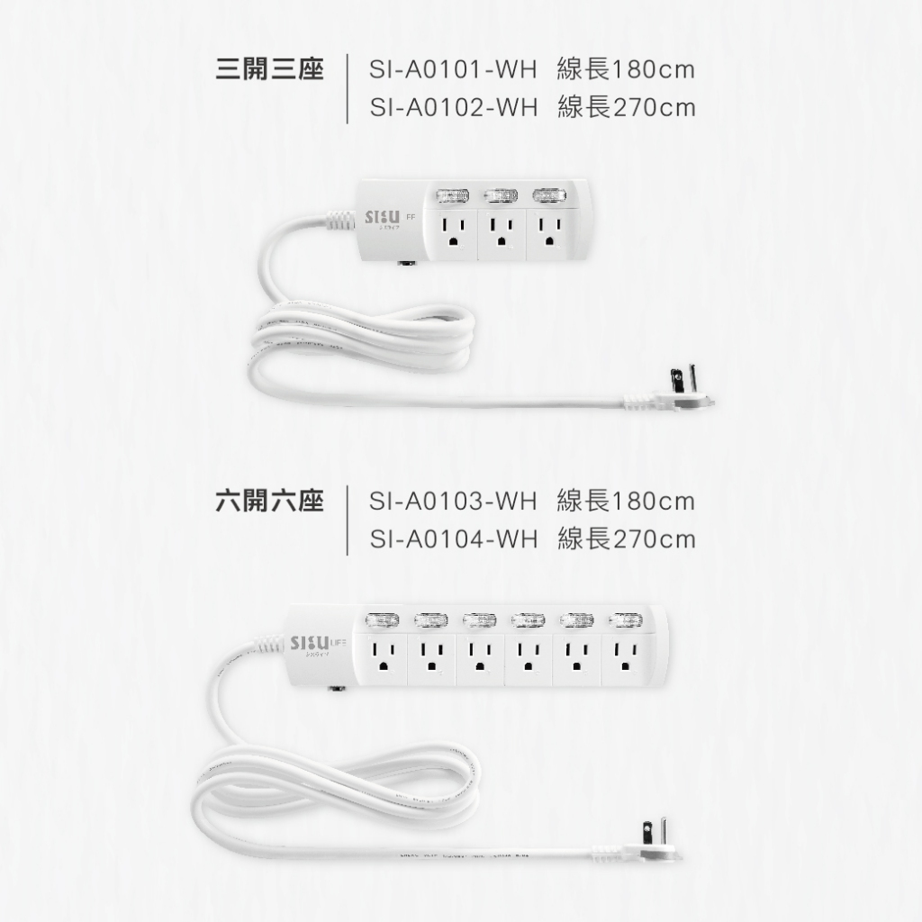 【福利品】｜延長線插座｜防雷｜三孔插座｜扁頭插頭｜SLife｜台灣製｜功能正常｜外觀瑕疵, , large
