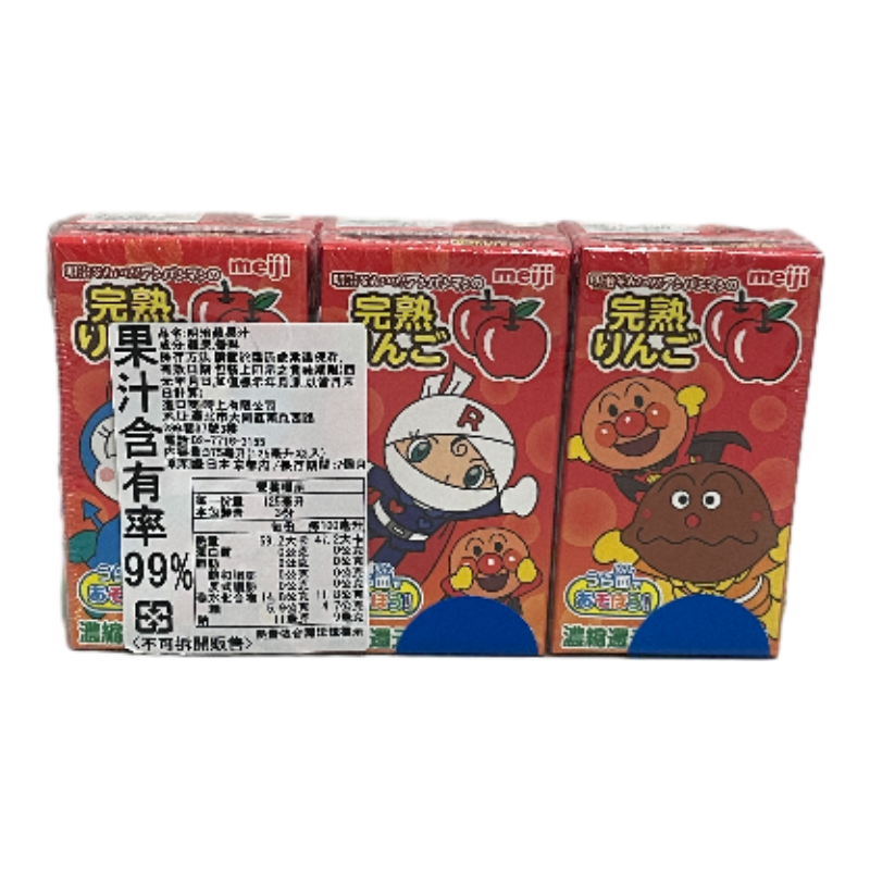 日本明治果汁-蘋果味(麵包超人), , large