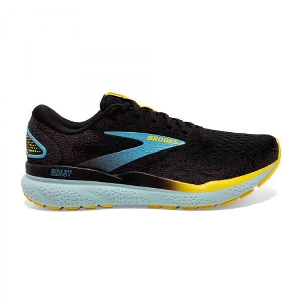 Brooks Ghost 16 男 慢跑鞋 運動 休閒 氮氣中底 避震 緩衝 黑 藍黃 [1104181D029], , large