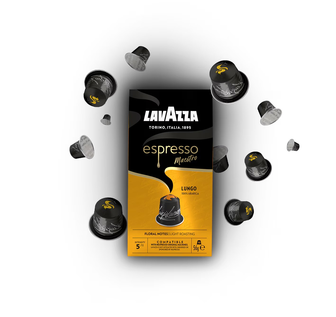【LAVAZZA】 鋁製咖啡膠囊 10顆/盒 適用Nespresso&reg; Original 咖啡機, , large