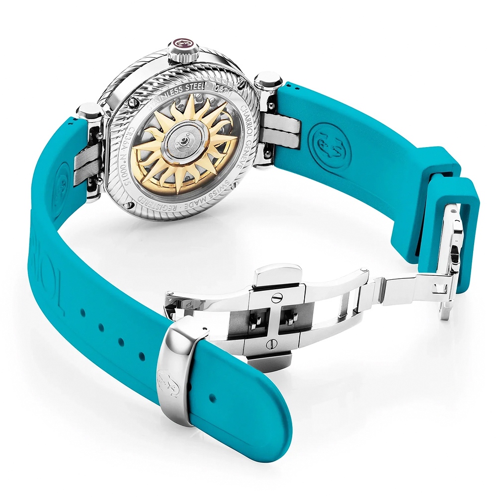 CHARRIOL 夏利豪 St-Tropez系列 運動風現代機械錶-36mm SF36ATS.147.002, , large