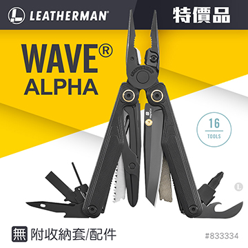 [LEATHERMAN] Wave Alpha工具鉗 無附收納套/配件(黑曜石)/833334, , large