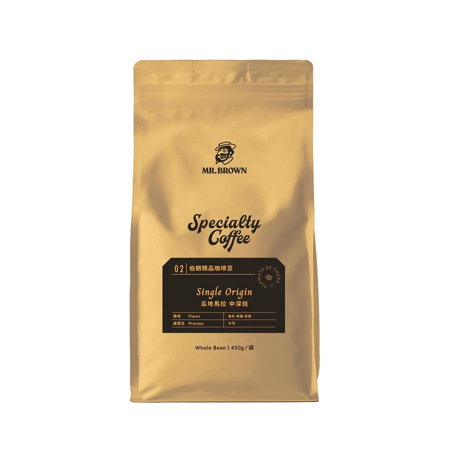 伯朗精品咖啡豆-瓜地馬拉中深焙 450g, , large