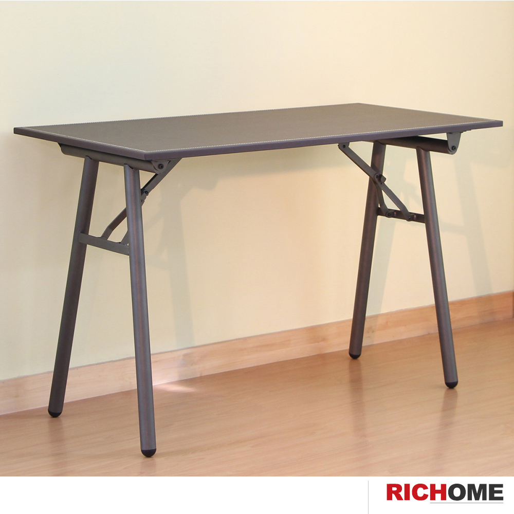 Free assembly folding work desk, , large