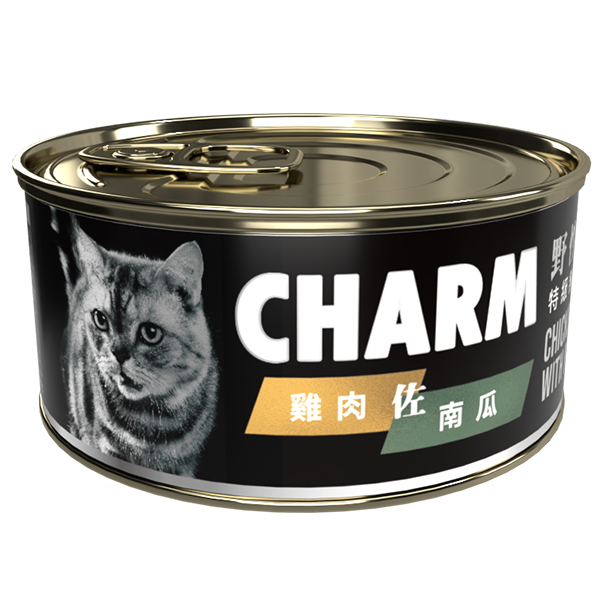 CHARM野性魅力-雞肉佐南瓜貓罐80g, , large