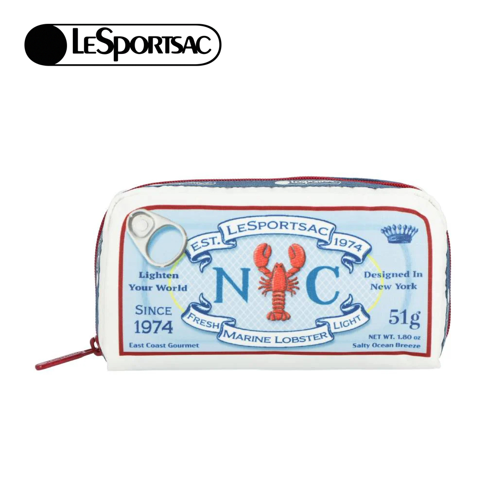 esportsac Rectangular Cosmetic 長形化妝包 盥洗包 收納包 女包(緋紅龍蝦), , large