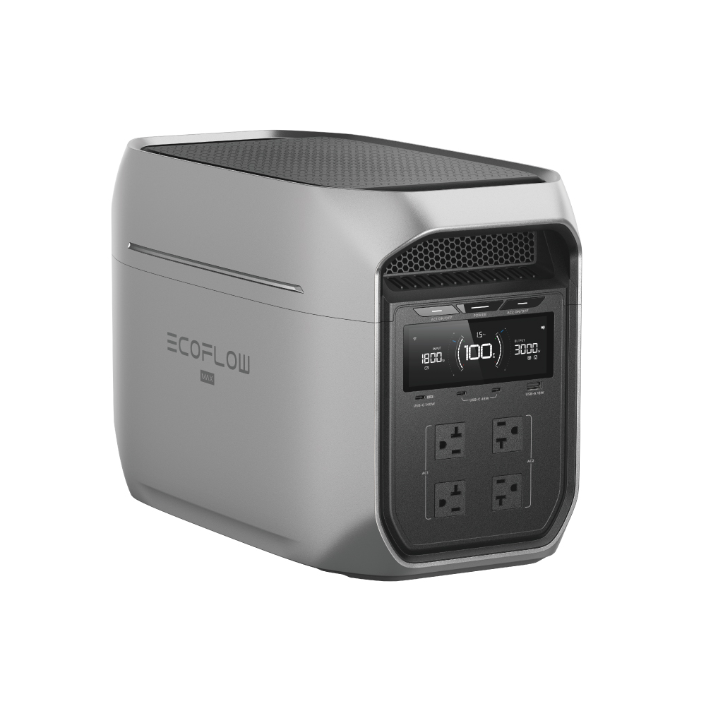 【固士特】EcoFlow Delta 3 Max Plus 3000W 儲能電源 加贈收納包 (儲能電源 防颱必備 停電神器), , large