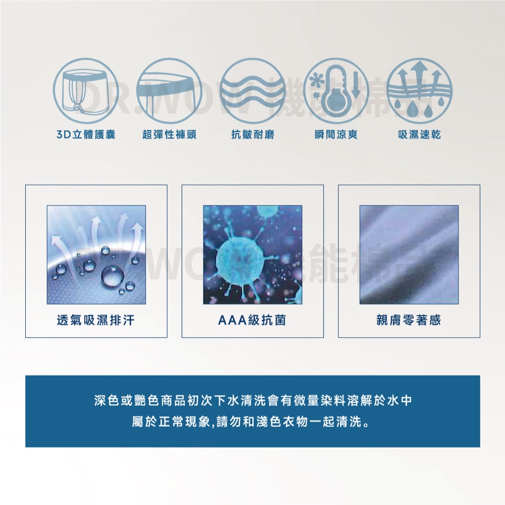 【現貨】機能複合纖維護囊平口褲 冰離絲石墨烯護囊平口褲 陽離子立體護囊平口褲 男性內褲/四角褲/平口褲/抑菌內褲, , large