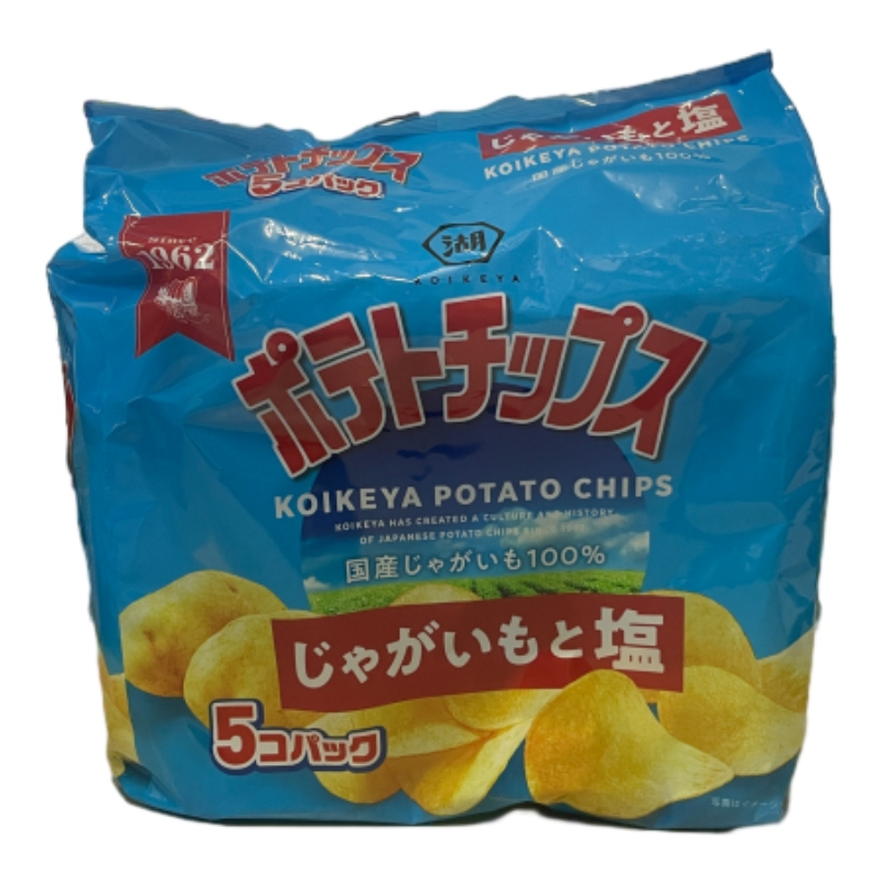 湖池屋5p鹽味洋芋片, , large