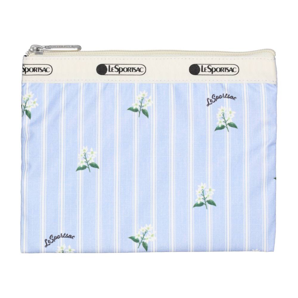 Lesportsac Classic Hobo 經典斜背包 側背包 旅用通勤包 送禮 禮物 推薦 女包(茉莉花條紋), , large