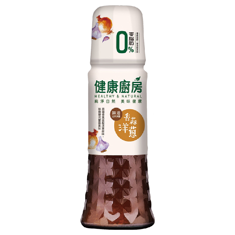 健康廚房無油沾拌淋醬-香蒜洋蔥, , large