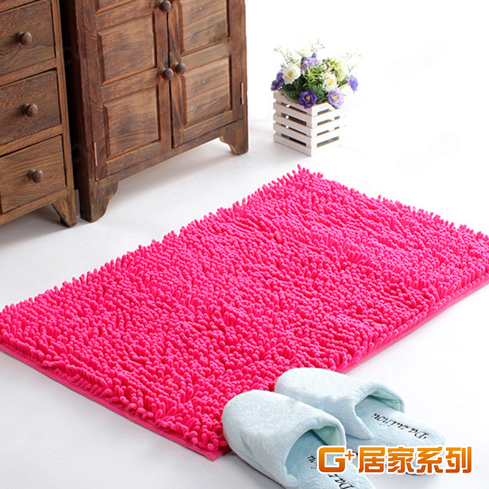 【G+居家】2片超細纖維長毛吸水止滑地墊40x60公分(止滑墊/防滑墊/衛浴墊/吸水墊/雪尼爾), , large
