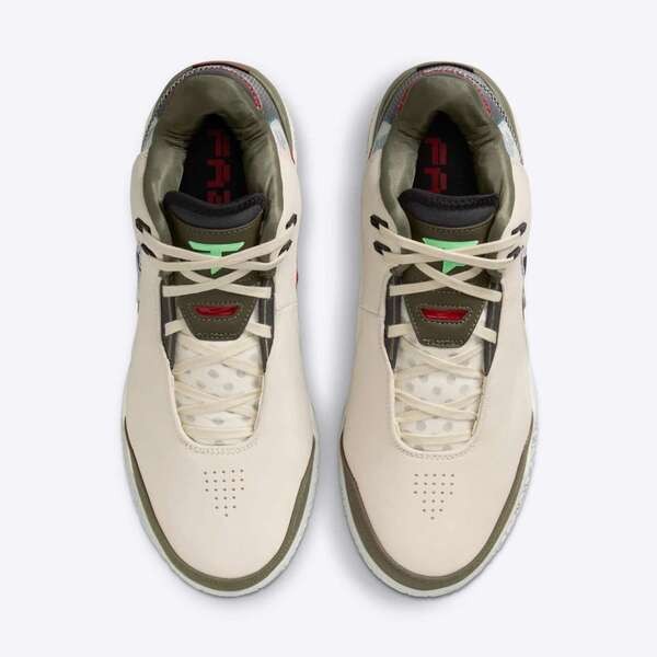 [Kixpress] Nike Zoom LBJ NXXT GEN AMPD FAZE EP 男 籃球鞋 緩震 米綠 [HF0716-200], , large