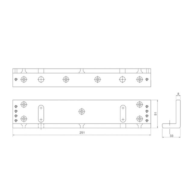 昌運監視器 PONGEE Pegasus PG-BLO110A 磁力鎖L型支架 適用PML-1100/PML-1101, , large