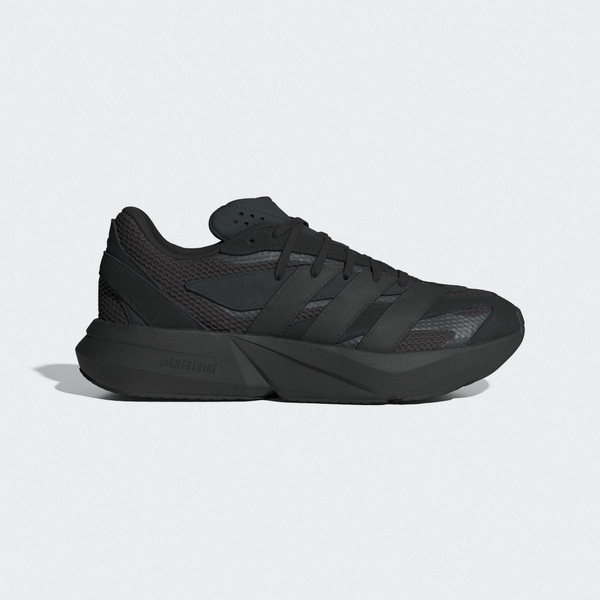 Adidas Lightblaze 男女 慢跑鞋 運動鞋 跑鞋 彈力 緩震 黑 [JH6941], , large