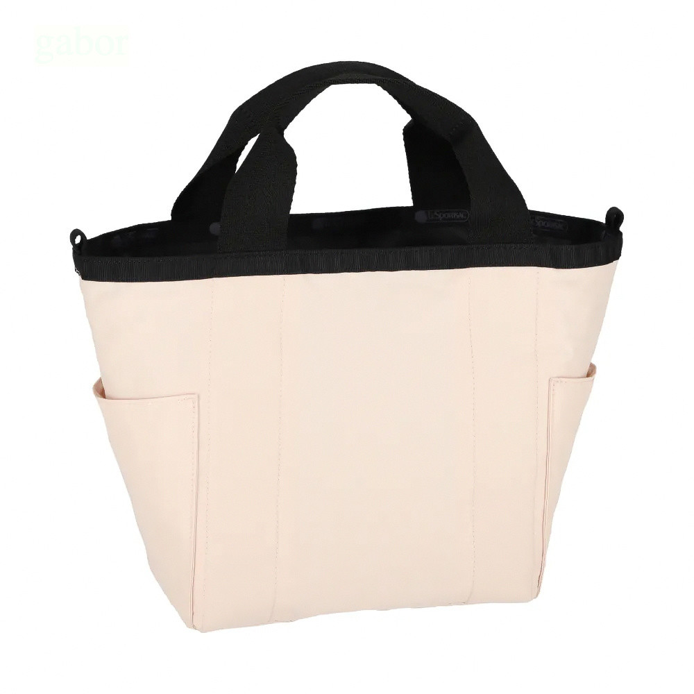 Lesportsac Small Reversible Pocket Tote 小型雙面托特包 送禮-晨曦桃, , large