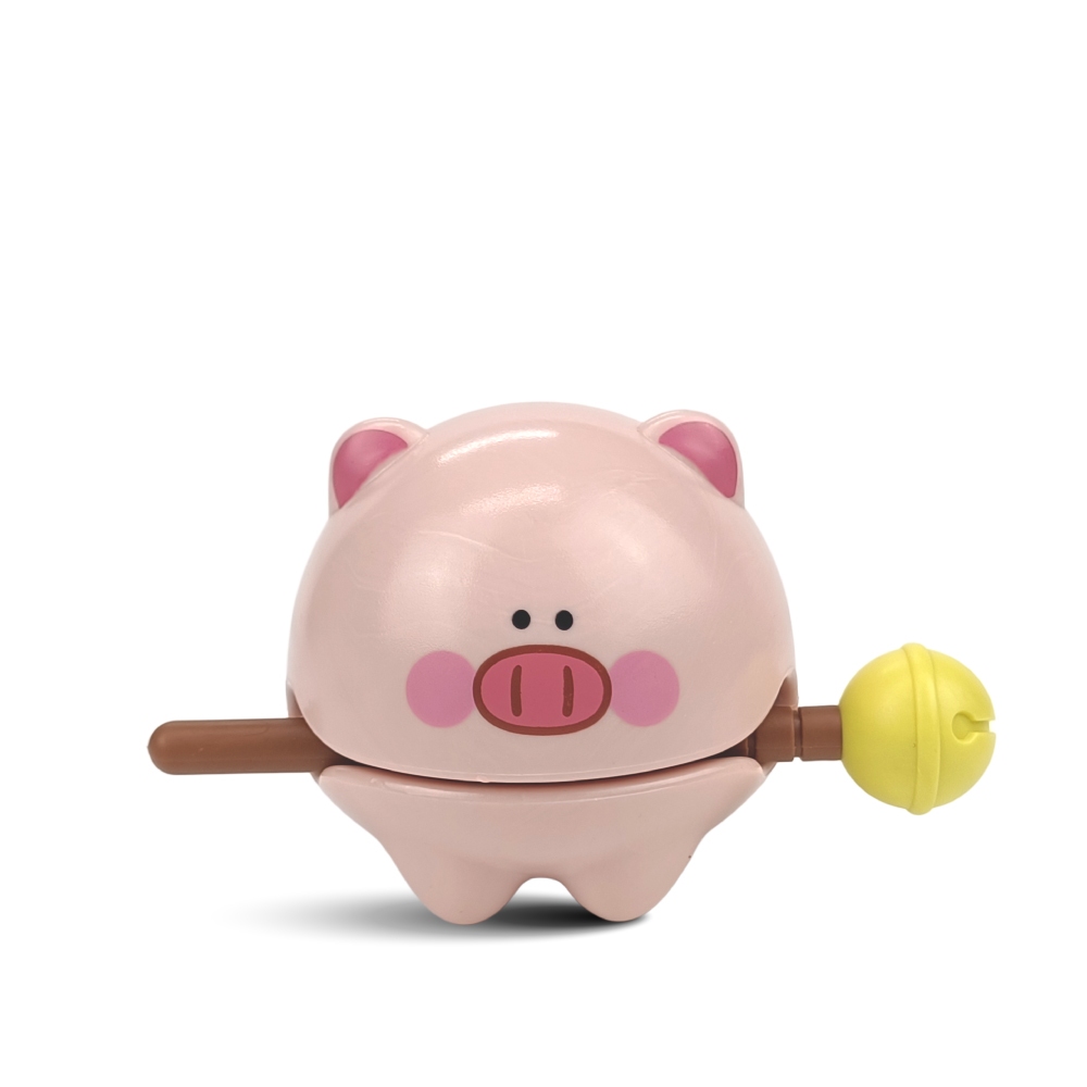 敲敲萌木魚 可愛萌寵 解壓神器 桌面擺飾 豬事順利, , large