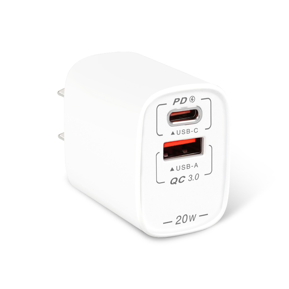 聖岡科技 PD+QC 20W雙孔極速快充充電器 USB-209AC, , large
