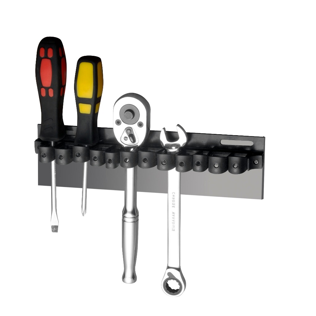 【現貨/含稅】 STAND 仕典工具 12片組工具夾(附磁座) 輕鬆夾工具, , large