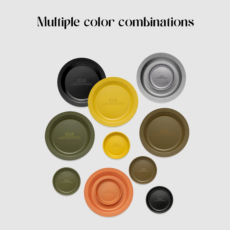 304 Stainless Steel Plate (22cm Diameter), , large