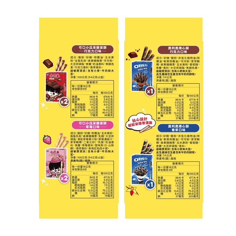 OREO小瓜呆好運捲捲箱, , large