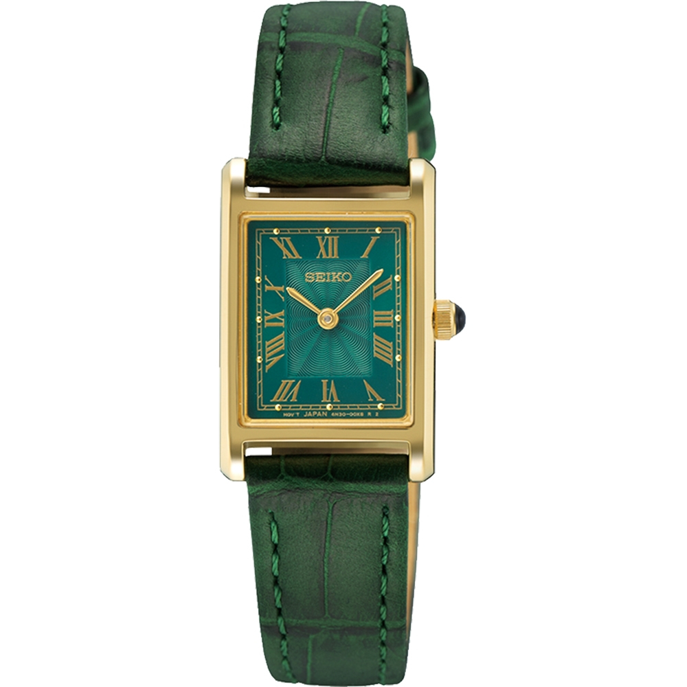 SEIKO 精工 CS 優雅羅馬方形女錶 SWR098P1/4N30-00S0G, , large