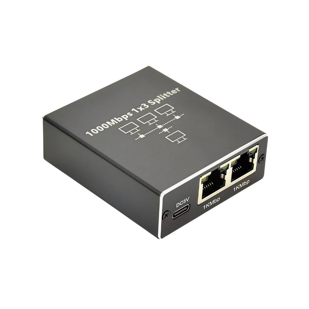 RJ45千兆網路分配器(一分三), , large