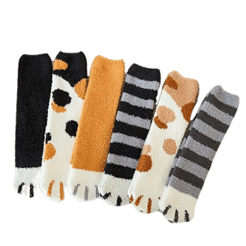 Coral Fleece Thermal Socks, , large