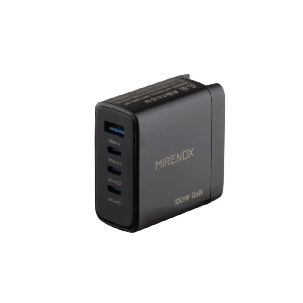 【MIRENEX 】emirai氮化鎵GaN 多孔電源供應器｜台灣製 [PD100W] ｜黑色／白色, , large
