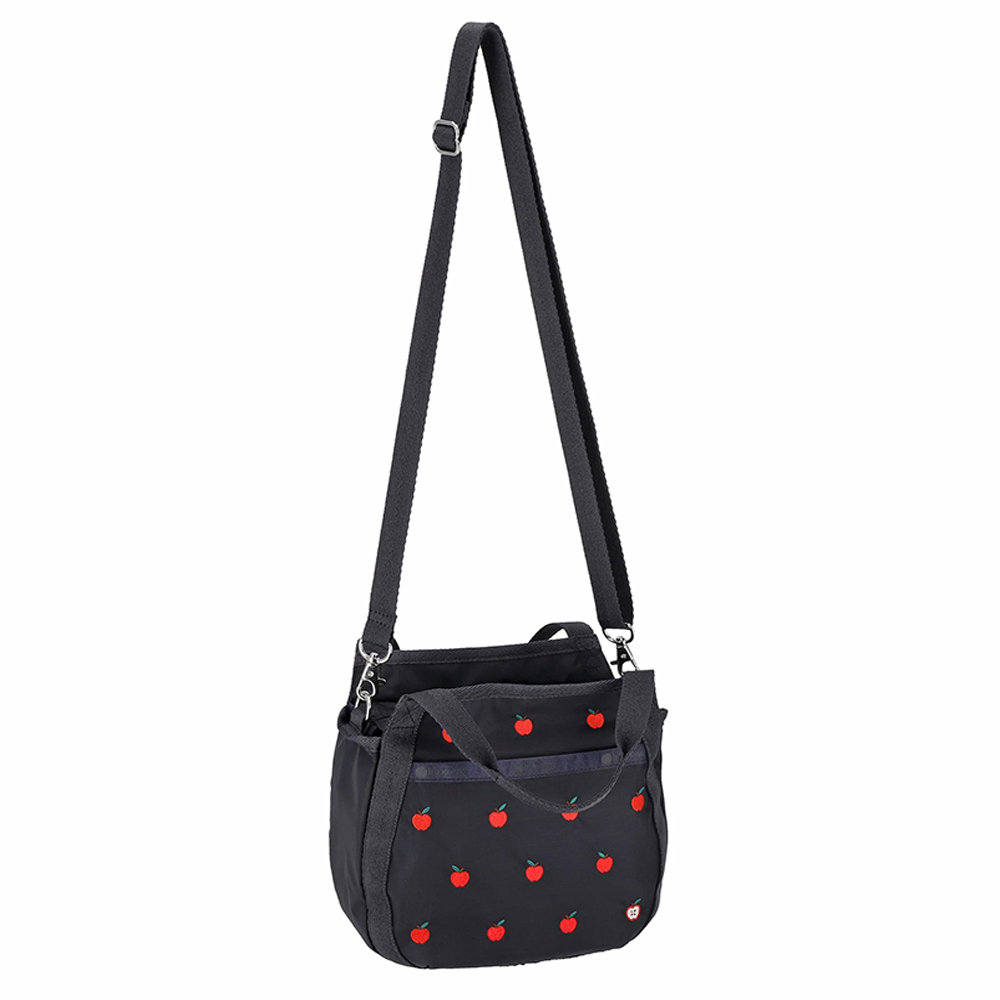 LesportsacSmall Jenni Crossbody 斜背手提水桶包 兩用包 側背包 送禮 禮物 女包(紅蘋果刺繡)L262-8056E-HG78, , large
