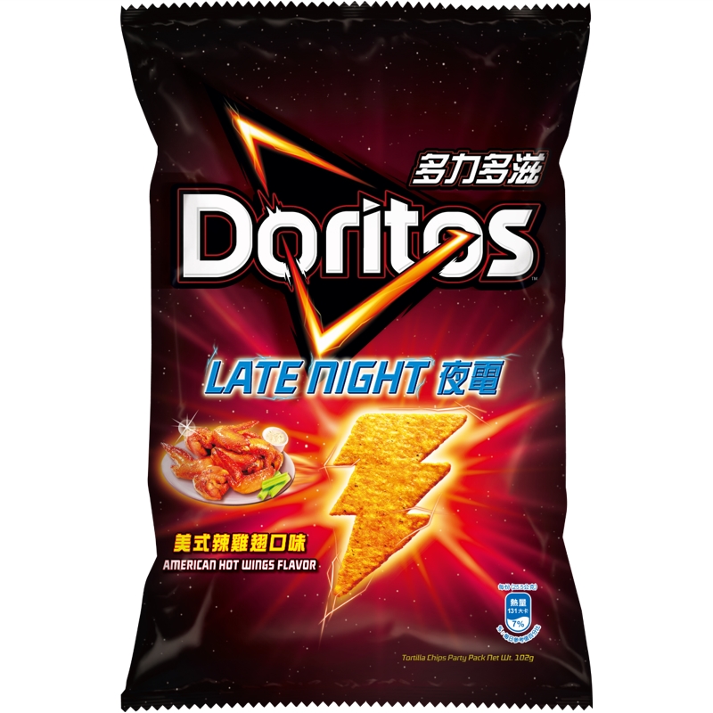 多力多滋美式辣雞翅口味玉米片102g, , large