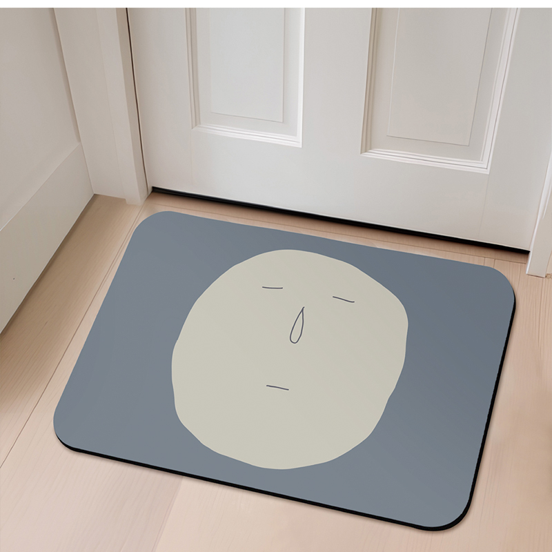 【Monster】 Soft Diatomaceous Earth Absorbent Mat &ndash; Chill Out Series (58x38cm) &ndash; Speechless Blue, , large
