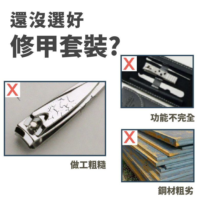 3pcs Nail Clippers Set for Men Women, Stainless Steel Fingernail & Toenail Clippers Nail Cutter Set with Metal Tin Box for Thick Nails, SUNDEN MK4801, , large