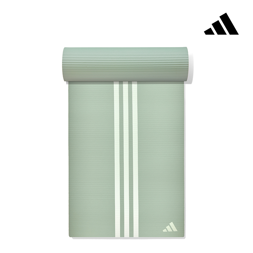 adidas 愛迪達 柔軟防滑瑜珈墊-10mm (附贈背帶), , large