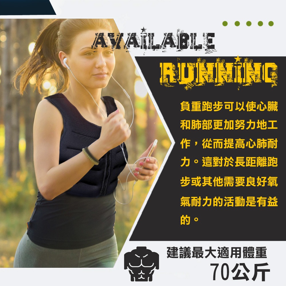 【MACMUS】3-8公斤女性專用負重背心｜女性健身負重裝備｜女性訓練負重衣 重量不可調女性體能背心 嬌小身材適用加重衣, , large