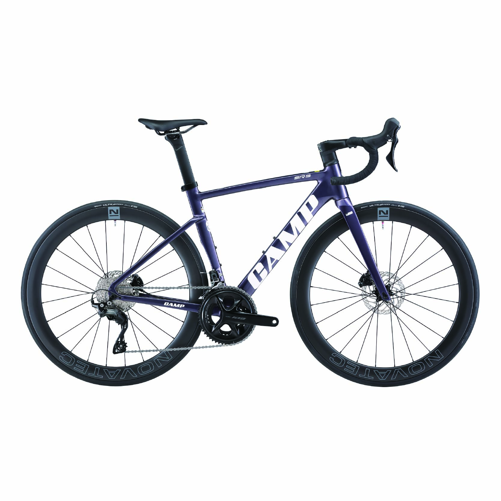 [坎普自行車]CAMP SR5 PRO+ 全能型公路自行車 530mm 灰紫羅蘭 (公路/城市/休閒/運動), , large
